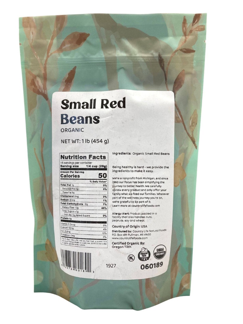 Red Beans, Organic, Small