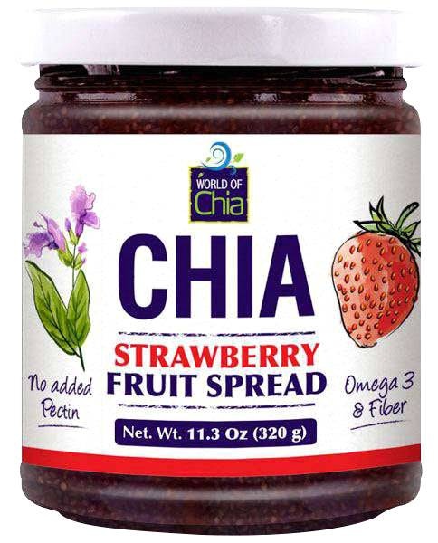 Chia Fruit Spread, Strawberry - 11.3 Oz
