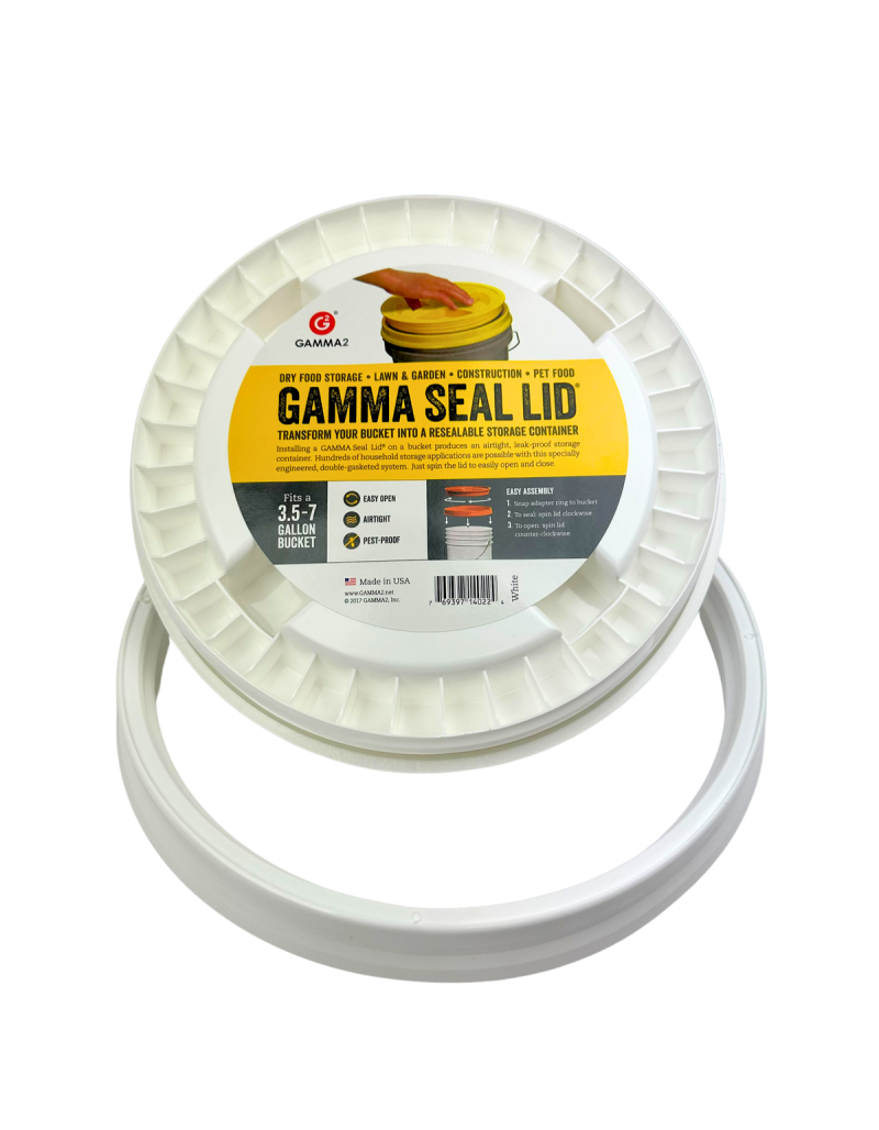 Lid, Gamma Seal (For 5-Gal Pail) - White - 1 Lid