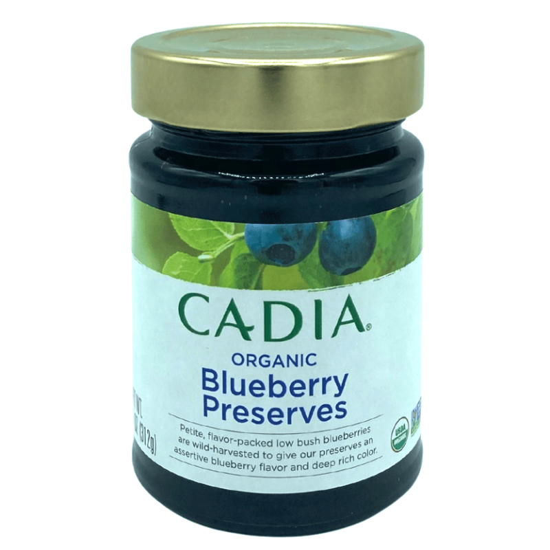 Blueberry Preserves, Organic, Cadia - 11 Oz