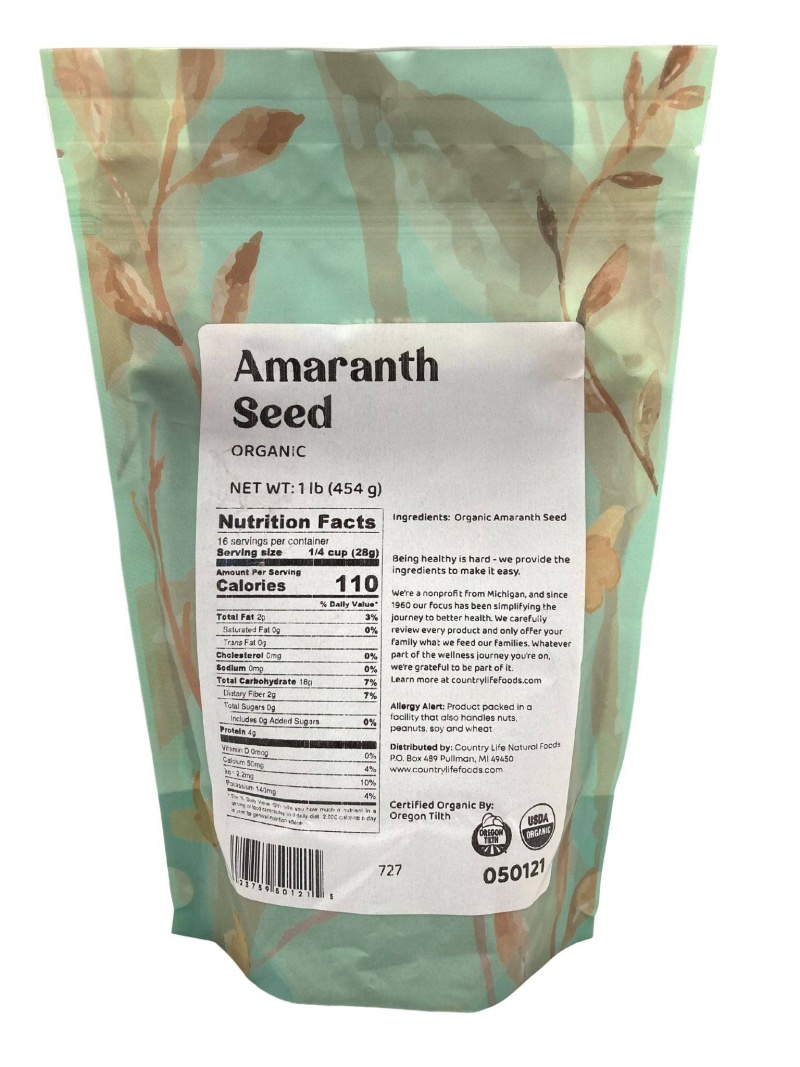 Organic Amaranth Seed
