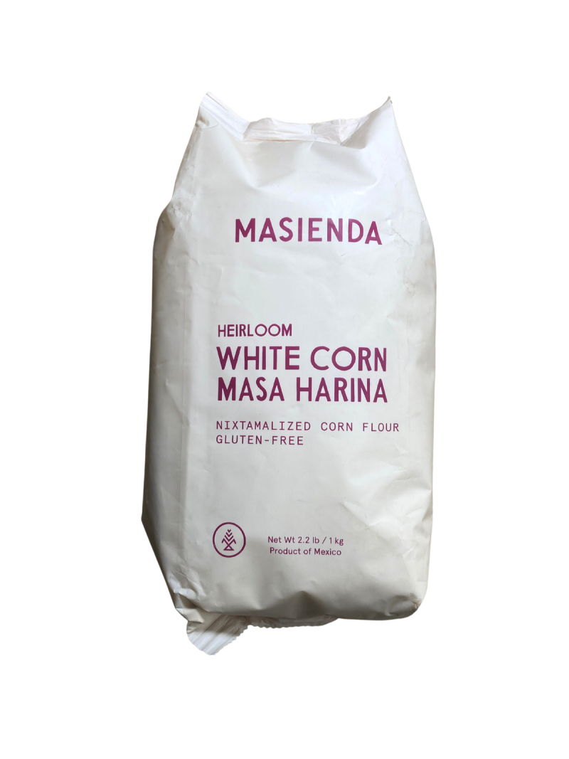 Corn Flour, White, Masa Harina, Non Gmo - 2.2 Lbs (1 Kg)