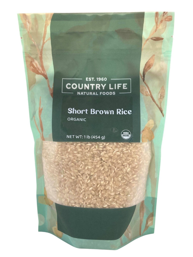 Short Brown Rice, Organic, Lundberg 25 Lb