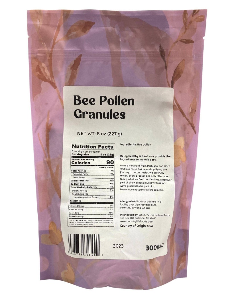 Bee Pollen Granules - 8 Oz