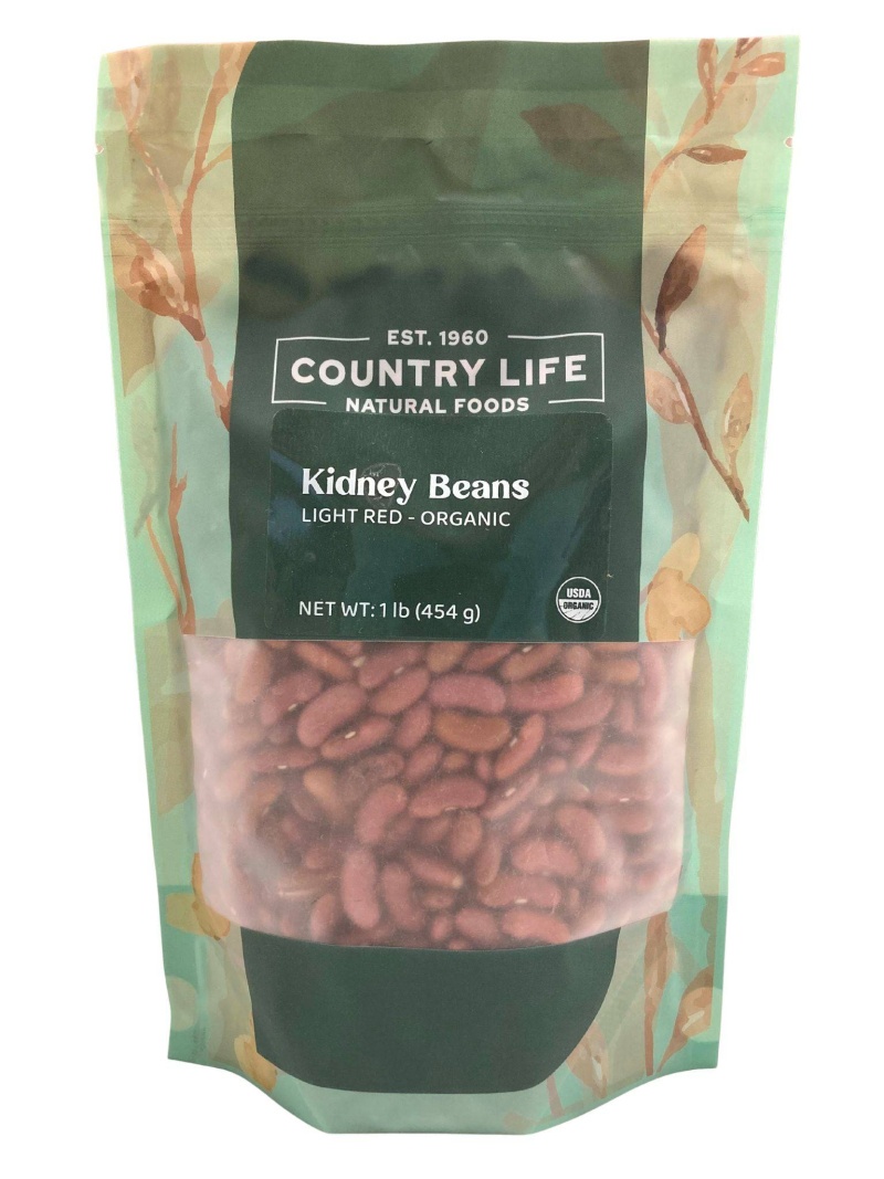 Organic Kidney Beans, Light Red