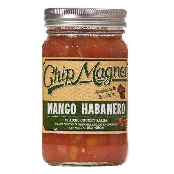 Chip Magnet Salsa, Mango Habanero (Medium, Vinegar Free) - 16 Oz