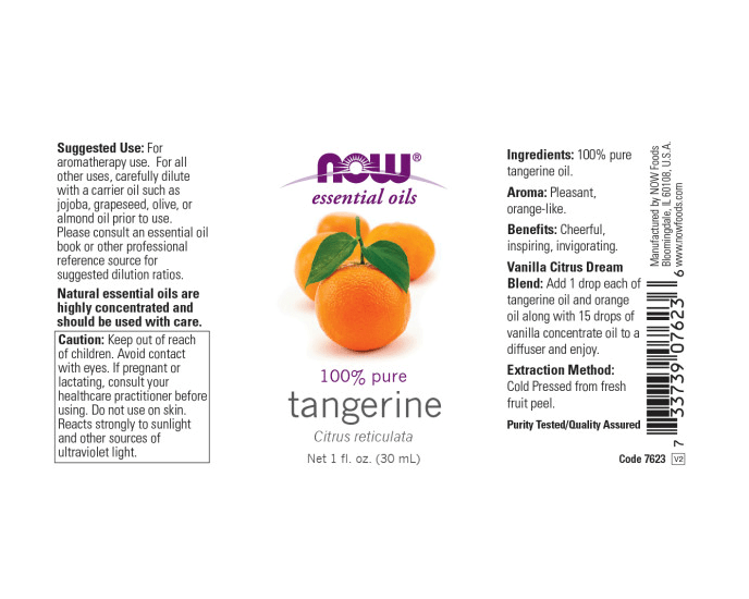 Tangerine Essential Oil - 1 Fl Oz