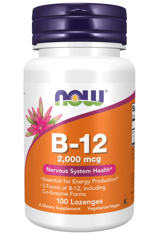 Buy Vitamin B-12 2,000Mcg - 100 Lozenges Online from Now