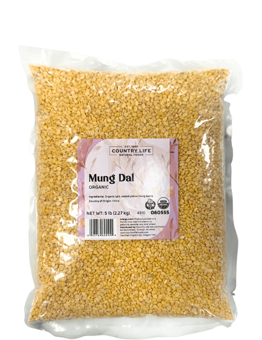 Organic Split Yellow Peeled Mung Beans