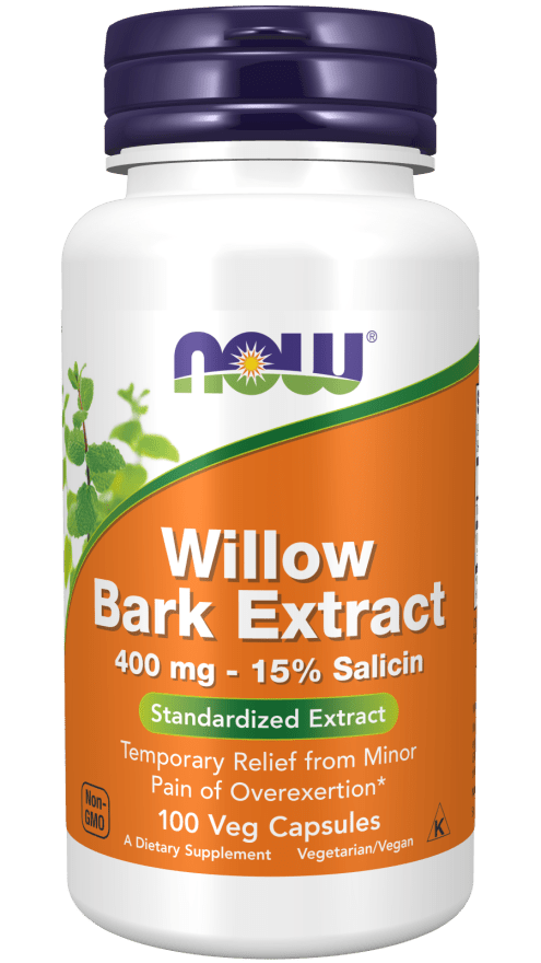 Willow Bark Extract 400Mg-15% Salicin - 100 Count - NOW