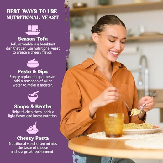 RED STAR Nutritional Yeast Flakes with B-12 - A Game-Changing Vegan Ingredient