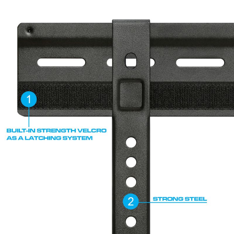 Extremely Slim VelcroFixed Wall Mount For 32"63" Lcd/Led Tv's