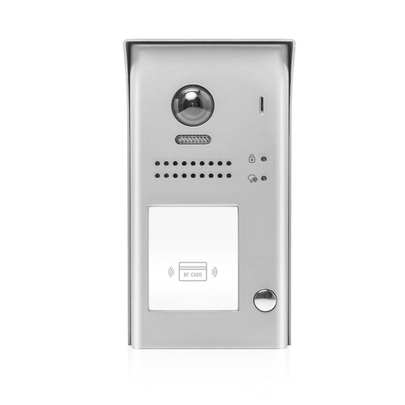 Video Intercom System, Dk43311s/Id - 1 Apartment With 1 Color - 4.3 Inch Monitor, 2 Wire Audio/ Video Doorbell Intercom System Entry Kit