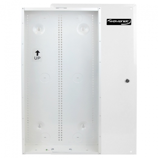 Wavenet 28 Inch Structured Wiring Enclosure with Screw-On Door for Home Low Voltage Wiring