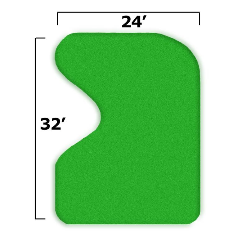 27' X 35' Complete Par Saver Putting Green W/O Fringe
