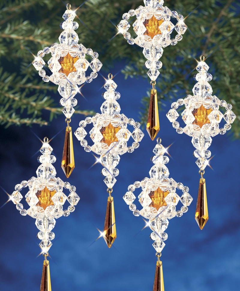 Beadery Holiday Ornament Kit Victorian Drop