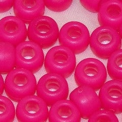 Pony Beads 6 X 9Mm, Frosted/Matte Colors Pkg 1000 750v
