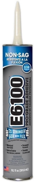 E6100 Glue Clear 10.2 Ounce Cartridge
