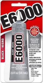 E6000 Craft Glue Black 2 Oz. Tube 6 Per Case