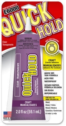 Quick Hold Craft Adhesive 2 Ounces (2 Tubes)