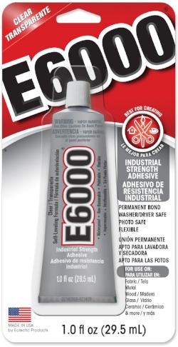 E6000 Glue Clear Mv 1Oz 6/Case