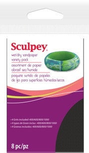 Sculpey Wet/Dry Sandpaper Variety Pack