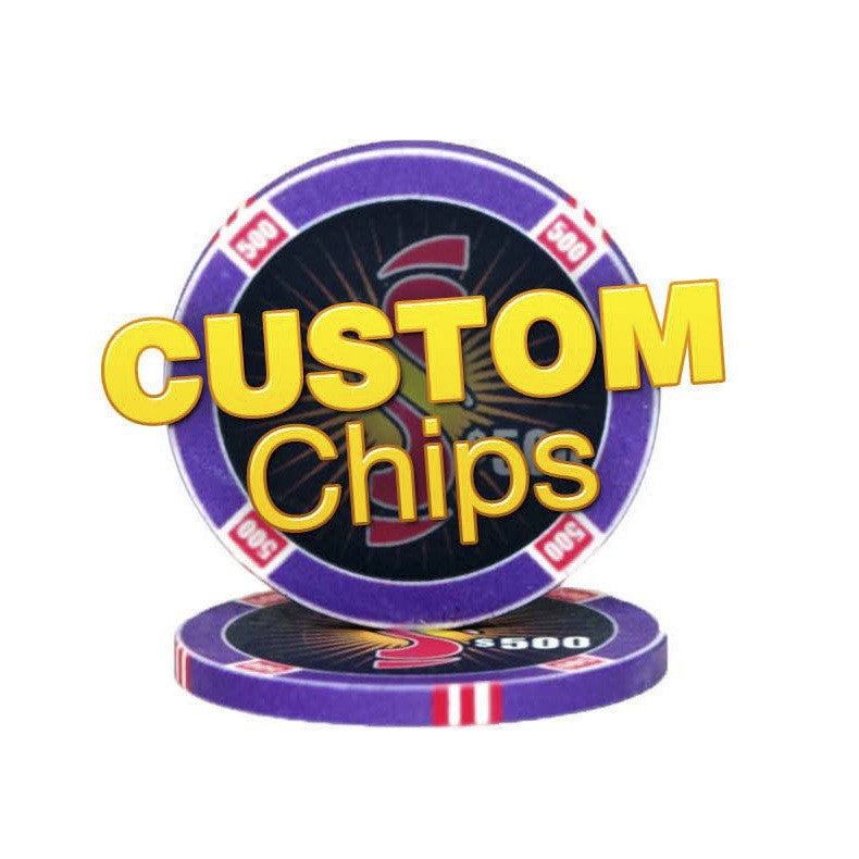 Custom 10 Gram Casinotek Ceramic Chips (25/Pkg)