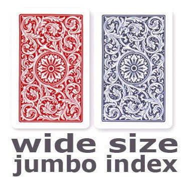 Copag 1546 Red & Blue Wide - Jumbo Index Playing Cards