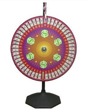 Money Prize Wheel With Stand & Base - 36 Inch
