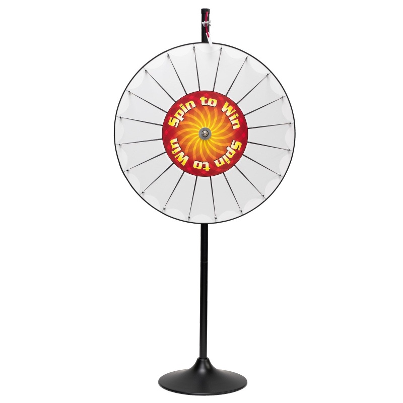 Pocket Prize Wheel With Stand & Base - 36 Inch
