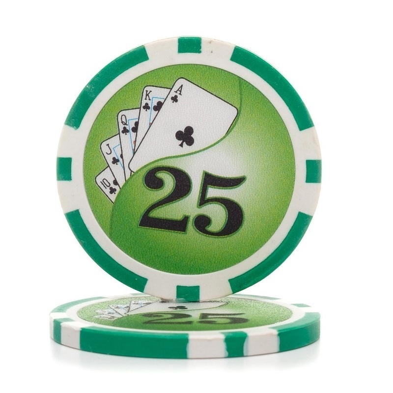 13.5 Gram Yin Yang Poker Chips (25/Pkg)