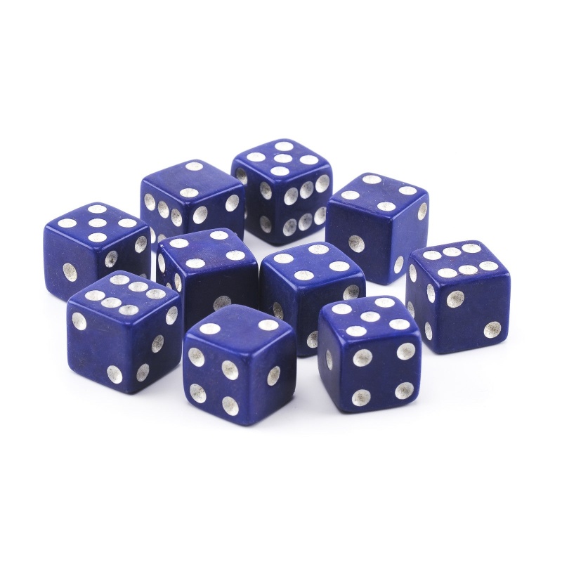 Economy Dice 5/8 Inch (16Mm) - 10 Pack