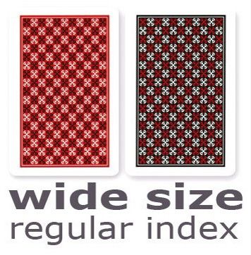Copag Master Red & Black Wide - Regular Index Playing Cards
