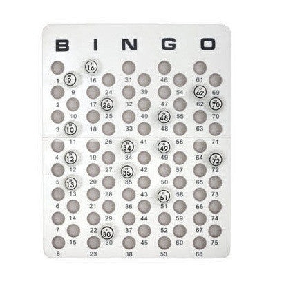 Bingo Masterboard For Ping Pong Size Balls