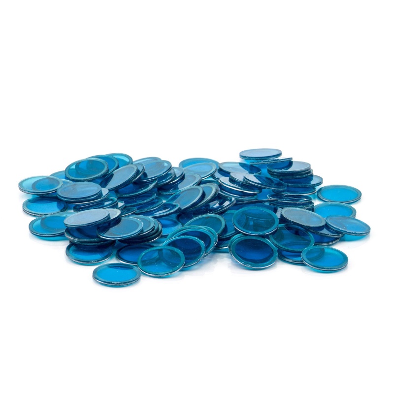 Magnetic Bingo Chips (100/Pkg) Blue