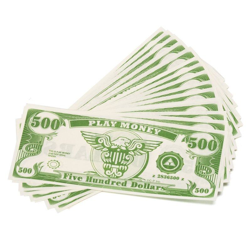 Paper Play Money Bulk (1000/Pkg) Click For Denominations