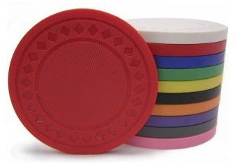 8 Gram Super Diamond Poker Chips (25/Pkg) Yellow