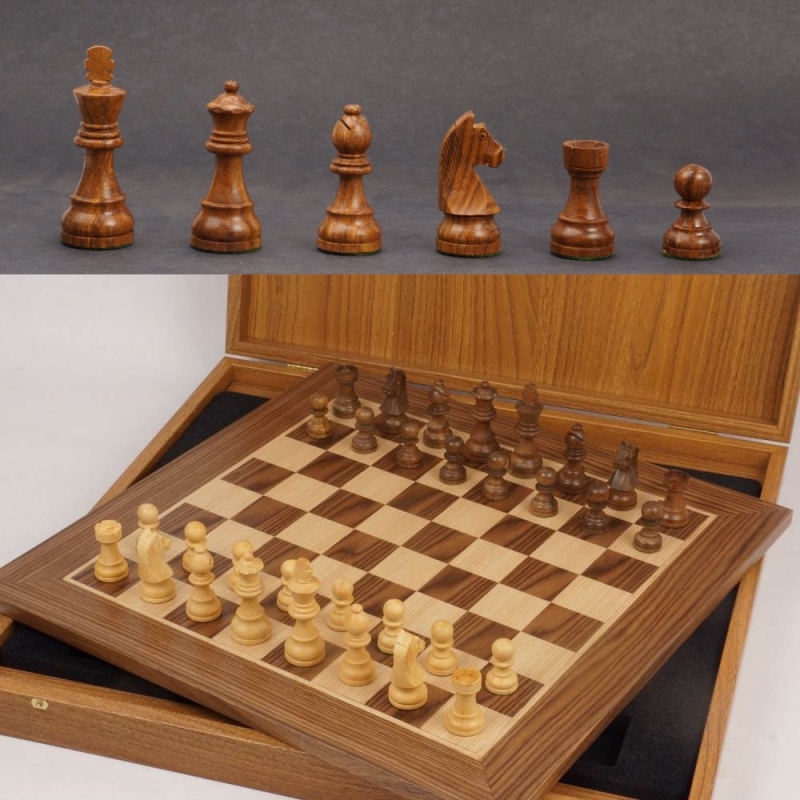 16" Luxury Executive Chess Set With Case