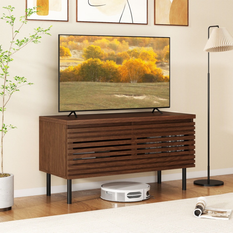 Mid Century Fluted TV Stand for 40" TV