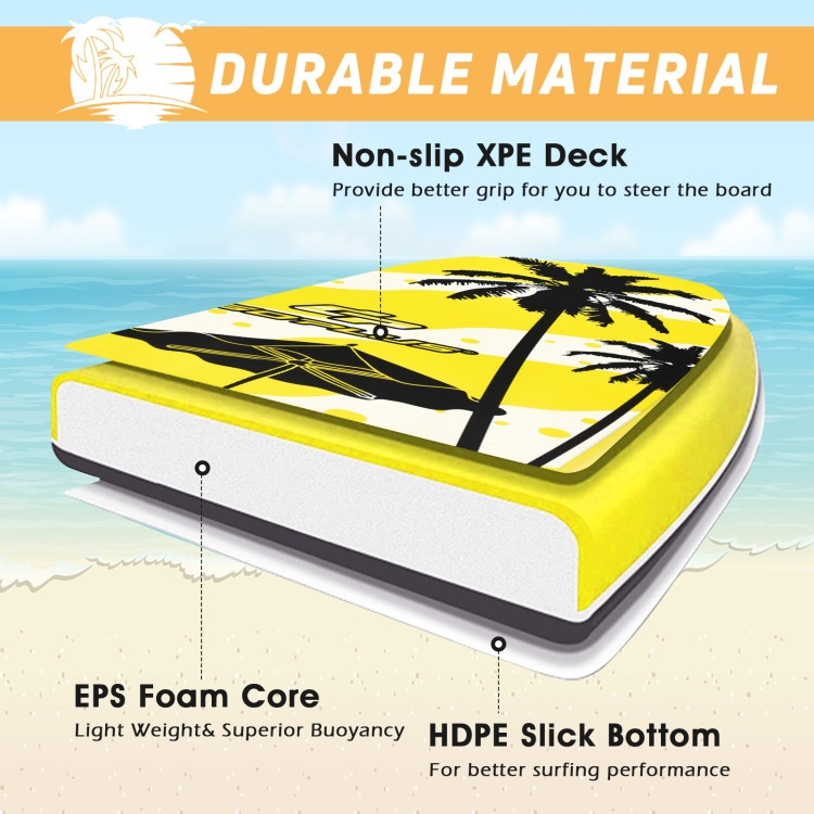 Lightweight Super Bodyboard Surfing With Eps Core Boarding