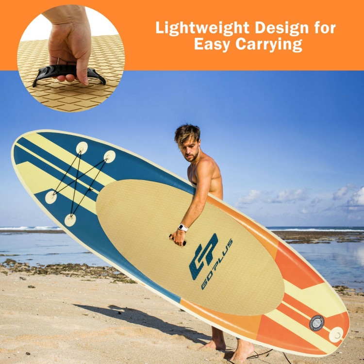 Inflatable Stand Up Paddle Board Surfboard With Bag Aluminum Paddle And Hand Pump