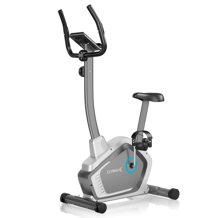 Magnetic Stationary Upright Cycling Bike With 8-Level Resistance