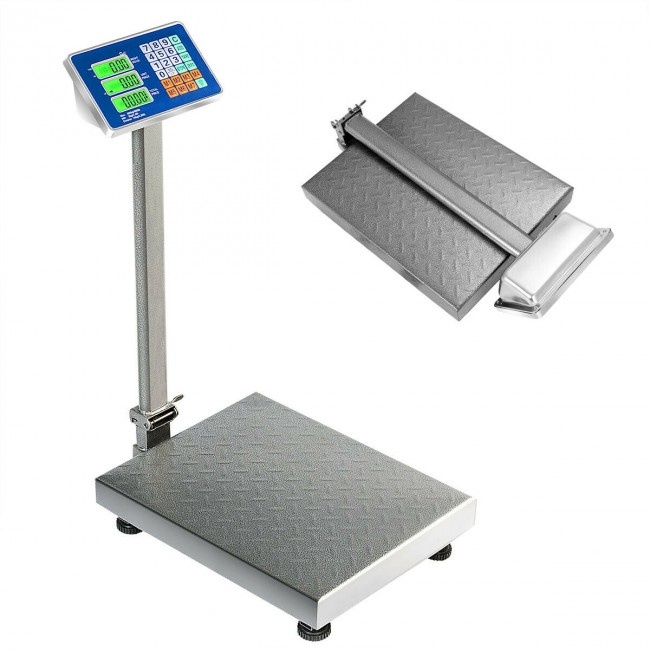 660 Lbs Weight Platform Scale Digital Floor Folding Scale