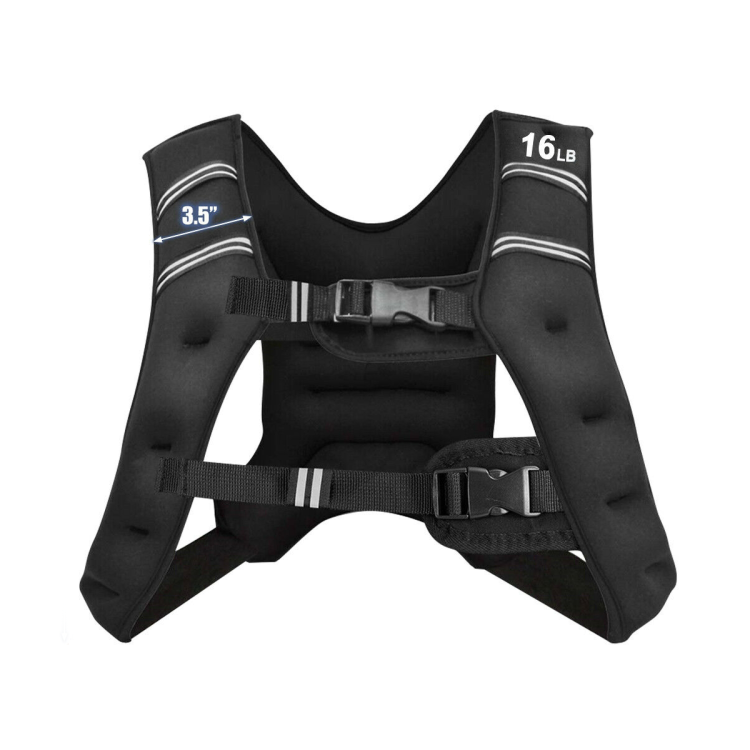 Training Weight Vest Workout Equipment With Adjustable Buckles And Mesh Bag