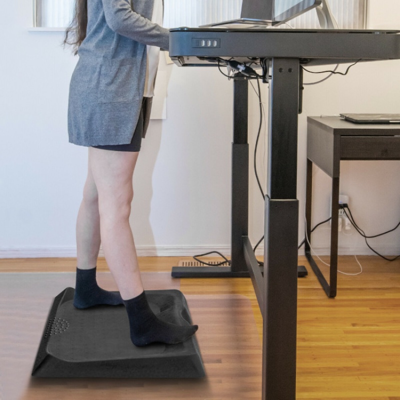 Portable Anti-Fatigue Standing Mat With Massage Point And Diverse Terrain For Office And Home
