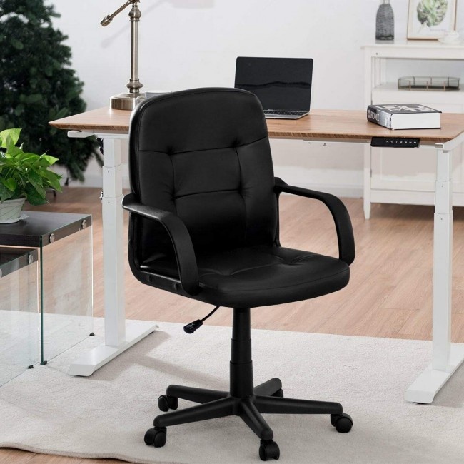 Elecwish Ergonomic Mid-Back Executive Office Chair Swivel Computer Chair