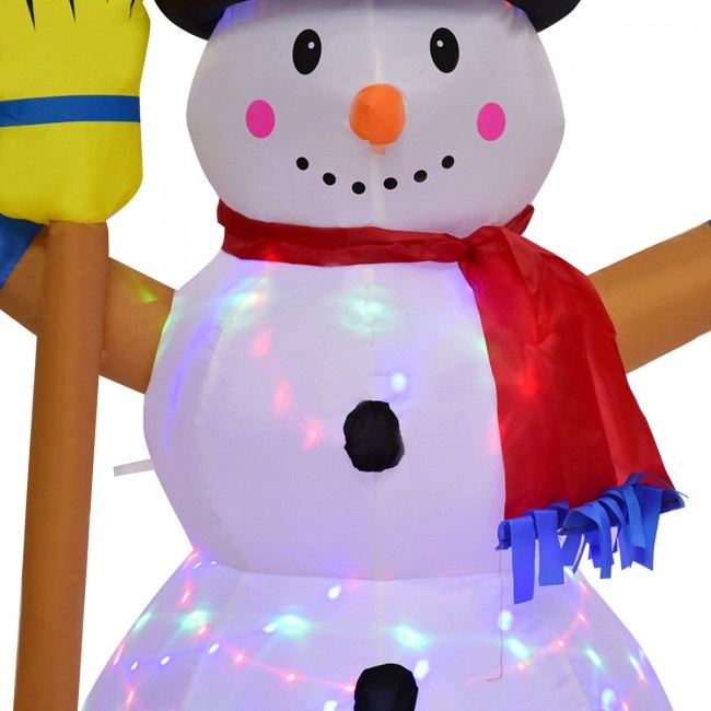 4 Inch Indoor/Outdoor Led Inflatable Lighted Christmas Snowman