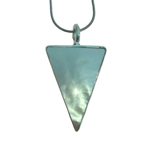 Mother Of Pearl Pendant Triangle