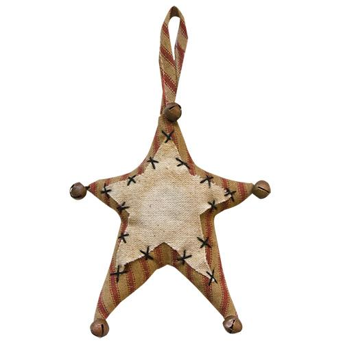 Folk Star Ornament, 5"