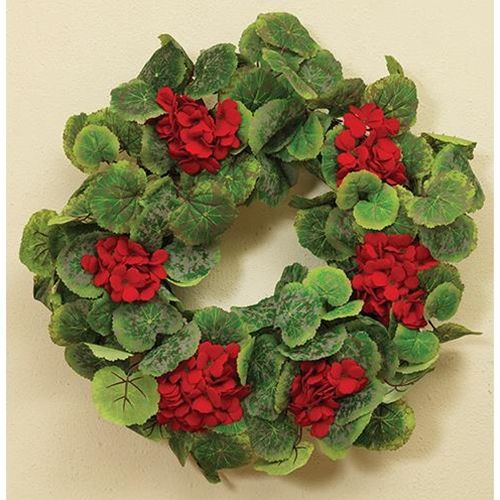 Geranium Twig Wreath, 24"